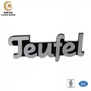 Aluminium name plate,High polished diamond cutting sound nameplate | WEIHUA