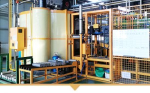 Natural gas environmental protection aluminum rod heating furnace