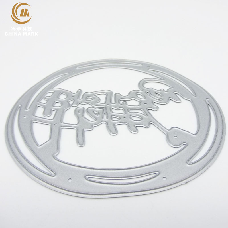 DIY aliexpress metal cutting dies, scrapbook metal etching happy birthday letter carbon steel metal die cuts