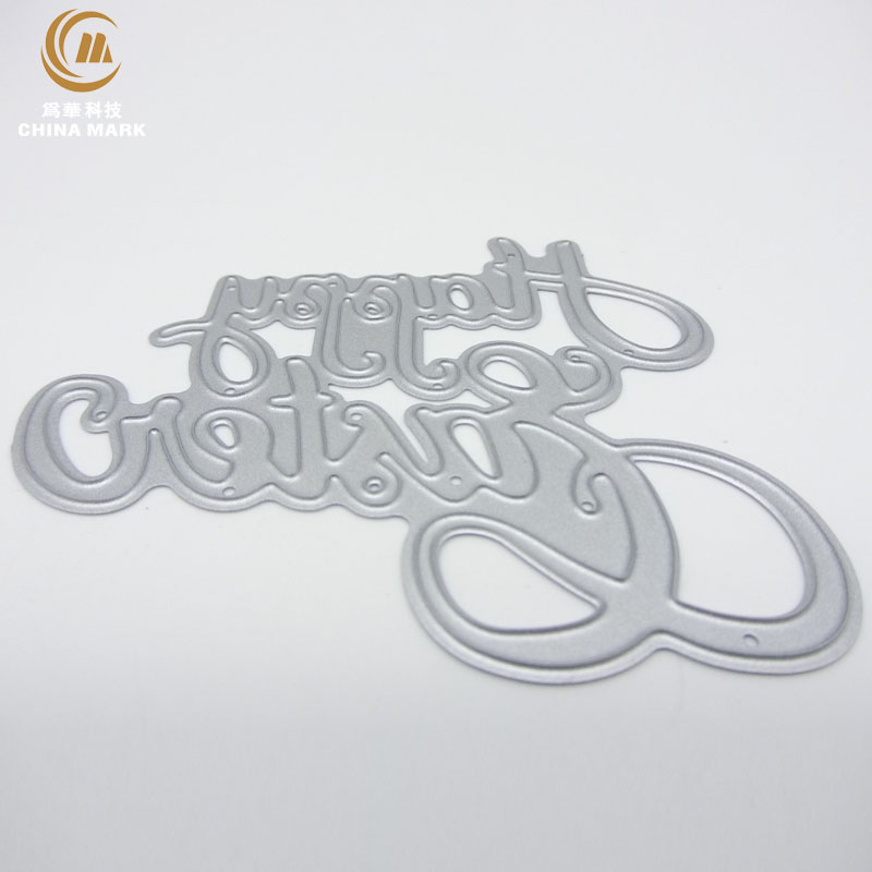 DIY metal dies from china, scrapbook metal corrosion easter letter carbon steel die cut