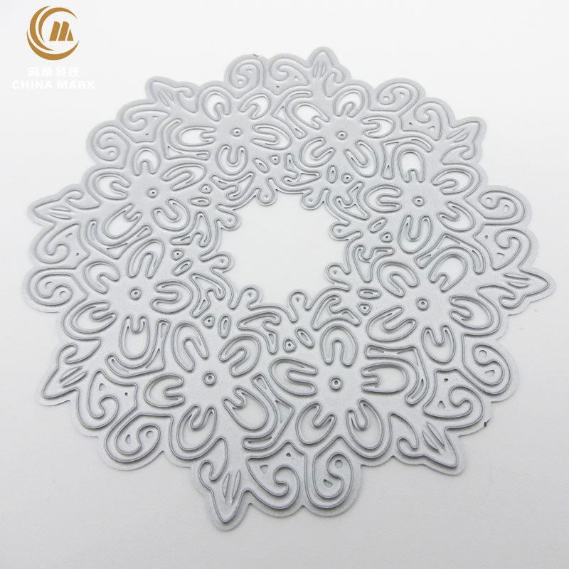 DIYmetal craft dies, scrapbook etching round garland carbon steel die cut