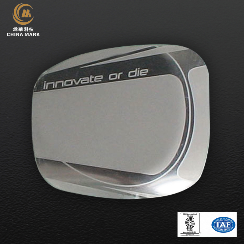 stainless nameplate